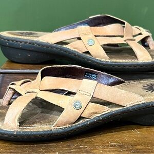 UGG Tan Leather Sandals